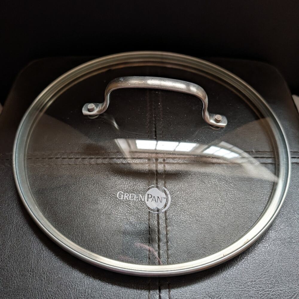Greenpan Kitchen 5qt Stock Pot Metal Handle Glass Replacement Lid